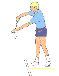 Badminton Kurzer Aufschlag